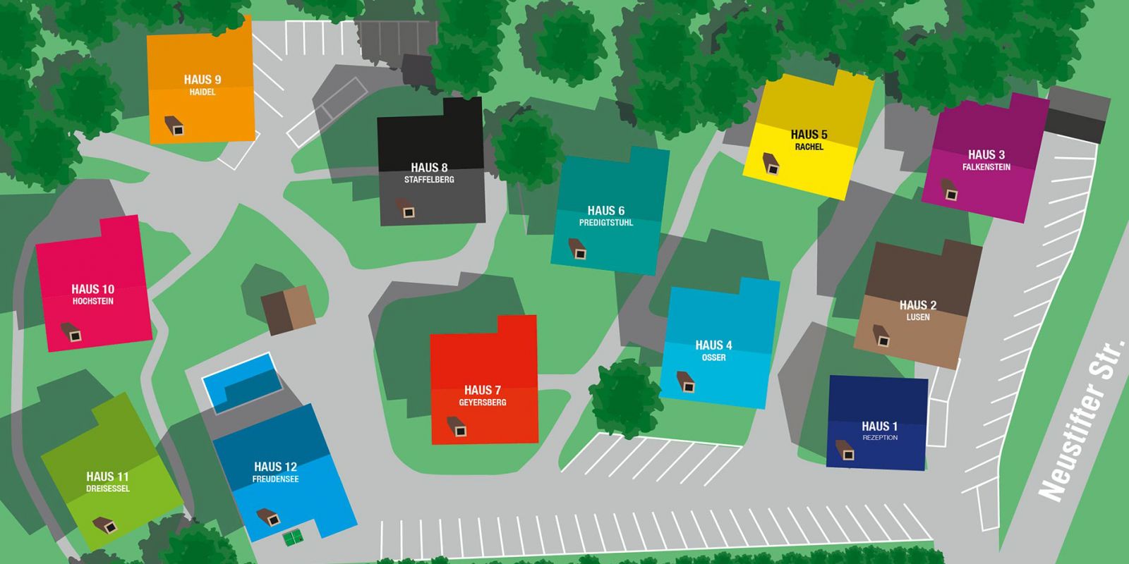 Feriendorf Hauzenberg - Lageplan