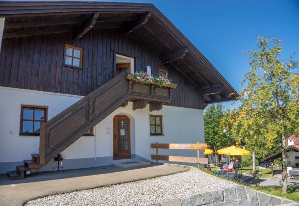 Erdgeschoss, Ebener Eingang in die Ferienwohnung