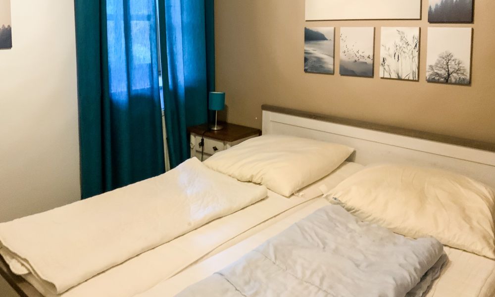 Schlafzimmer der Ferienwohnung