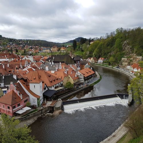 Stadt Böhmisch Krumau – oder auf Tschechisch „Český Krumlov“