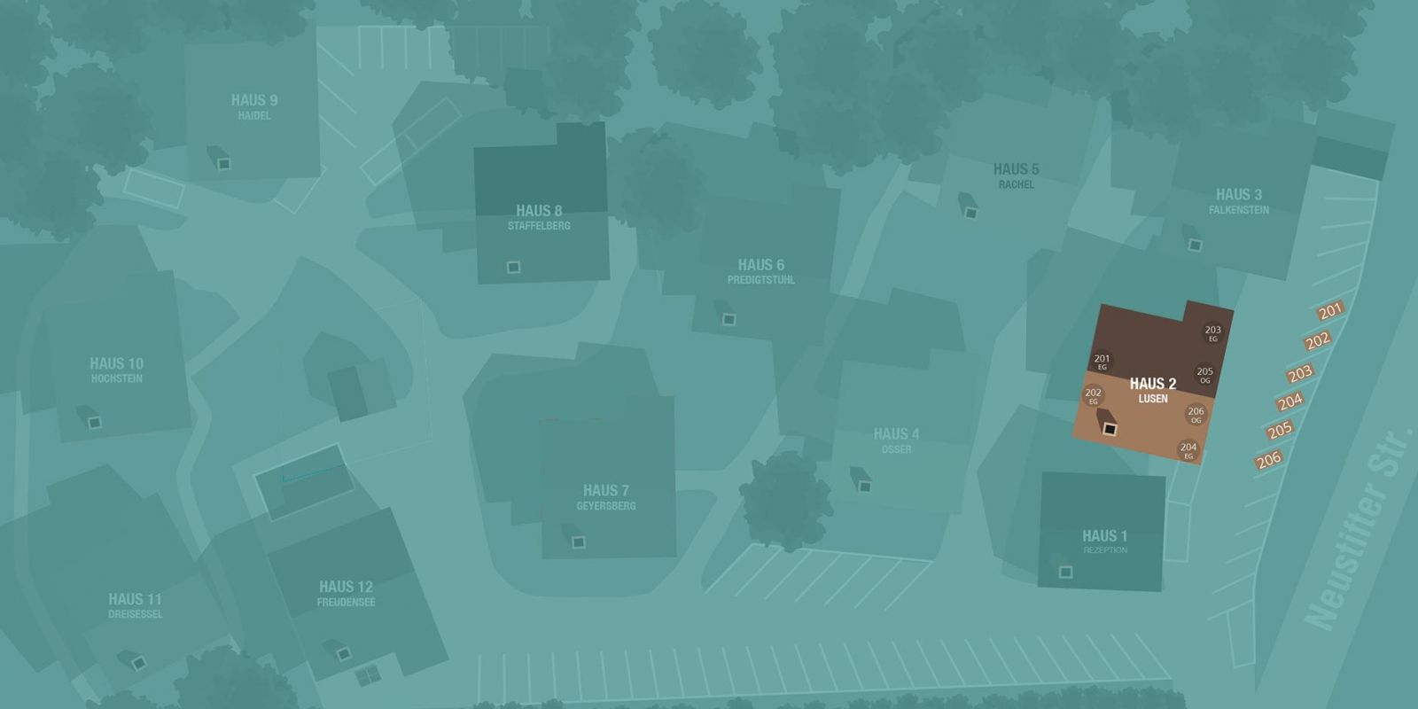 Haus Lusen im Feriendorf Hauzenberg