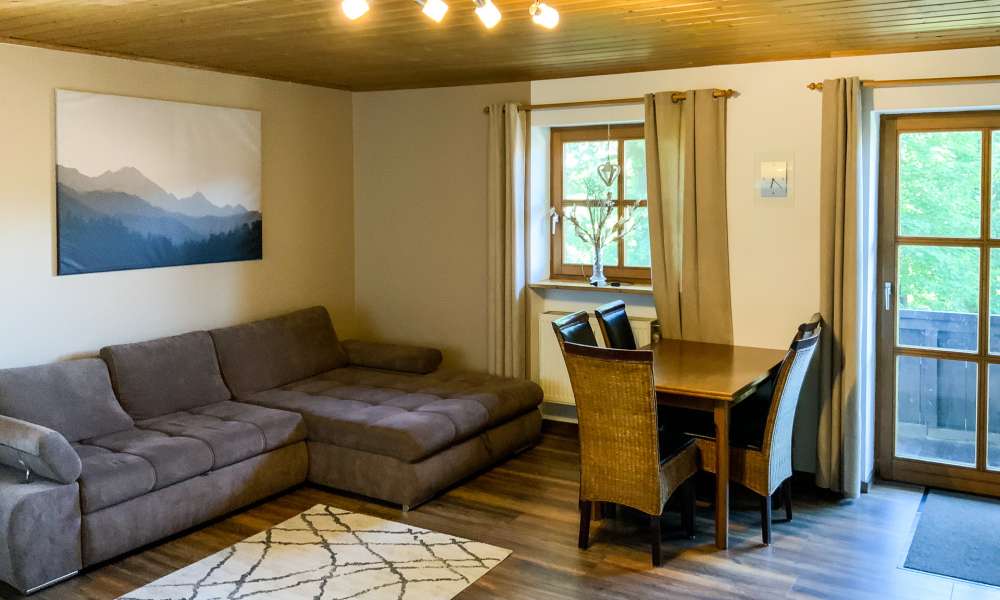 Wohnzimmer der Premium Ferienwohnung