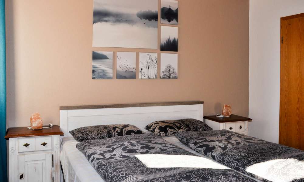 Schlafzimmer der Ferienwohnung