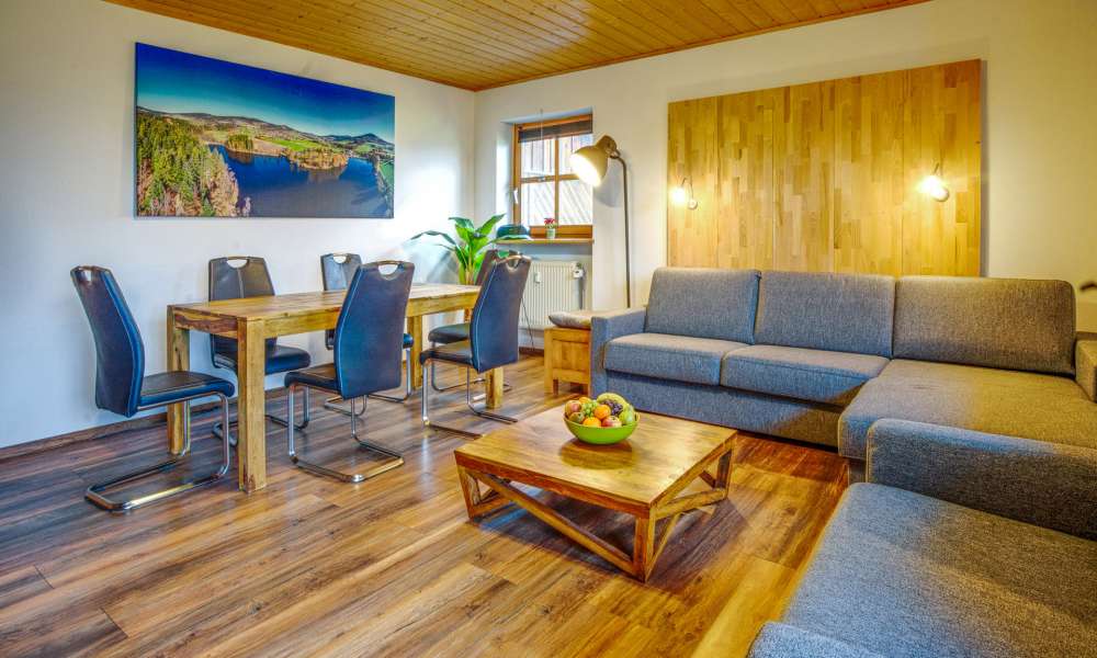 Wohnzimmer der Premium Ferienwohnung