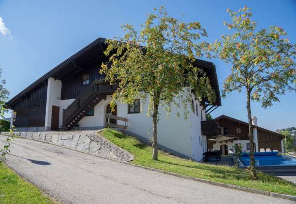 Blick von der Nordseite auf das Haus